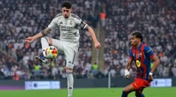 مواجهة قوية: تعادل 2-2 بين برشلونة والريال في شوط أول كلاسيكو السوبر